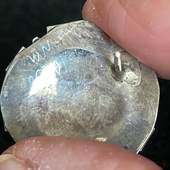 Turquoise & Sterling Earrings - Picture 4 of 5